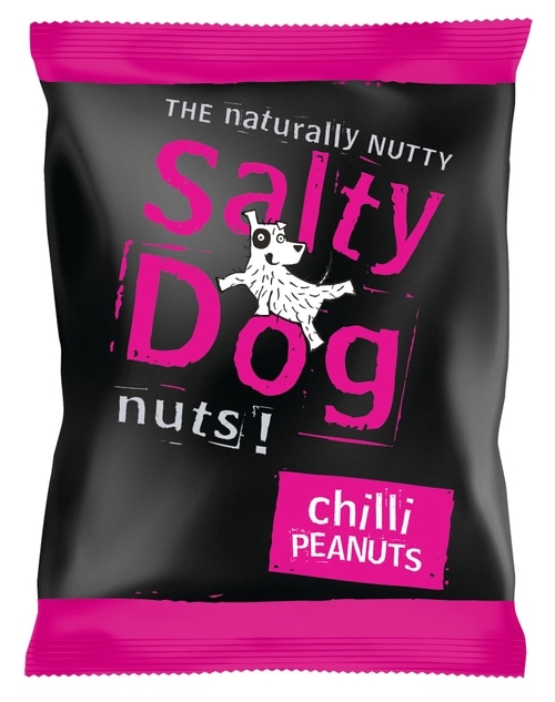 Salty Dog Chilli Peanuts - 12 x 45g
